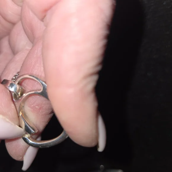 James Avery Silver Oval Pendant Necklace - Picture 3 of 6